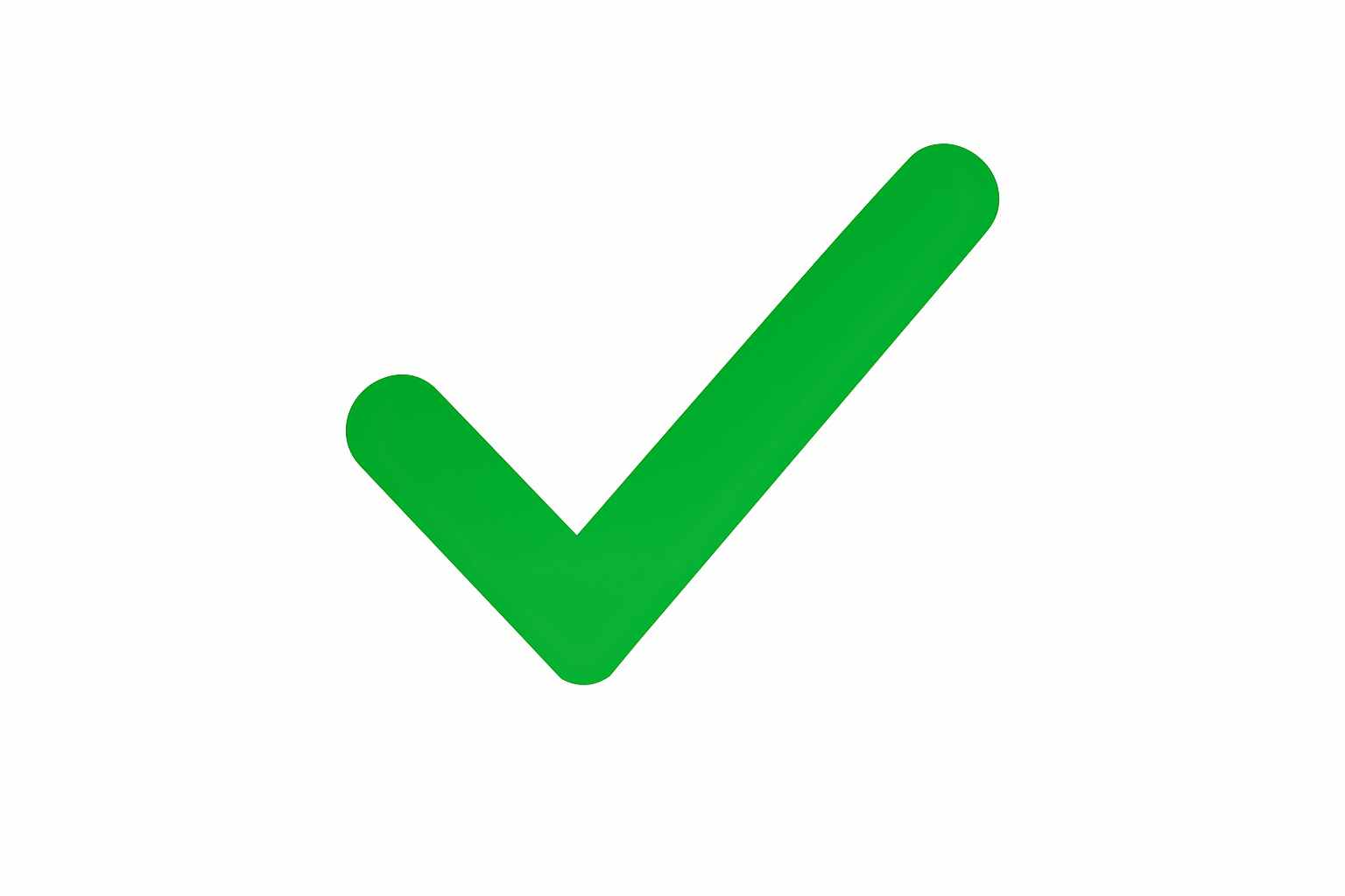 green check mark
