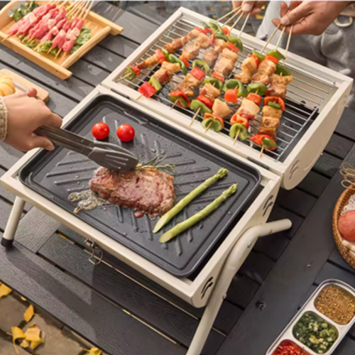 شواية فحم محمولة