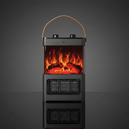 دفاية كهربائية شكل اللهب من DLC بضمان عامين