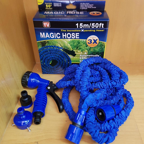 رشاش مياه للحدائق + هدية خرطوم قابل للتمدد 22.5 متر 🎁