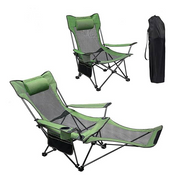 كرسي وسرير للتخييم 2 في 1