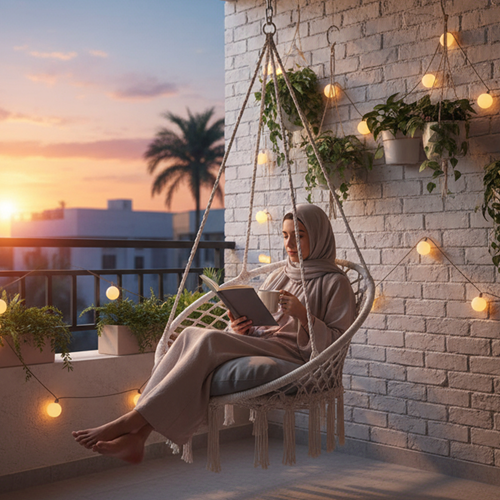 كرسي أرجوحة دائري معلق