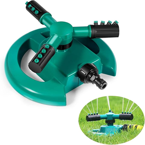 رشاش مياه للحدائق + هدية خرطوم قابل للتمدد 22.5 متر 🎁