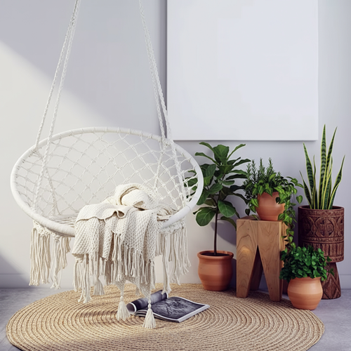 كرسي أرجوحة دائري معلق