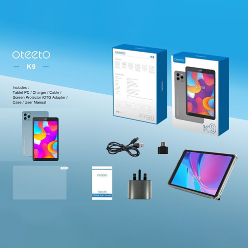 تابلت Oteeto K9 – شاشة 8 بوصة
