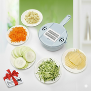 قطاعة خضروات يدوية 4 في 1 + هدية ميزان الجرامات الحساس 🎁