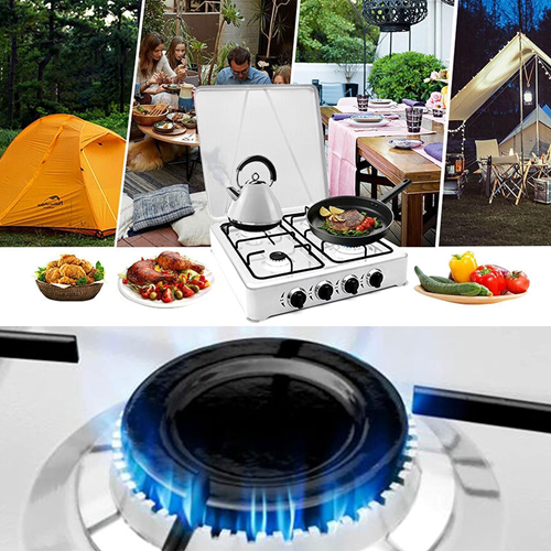 موقد غاز محمول 4 عيون بضمان عامين