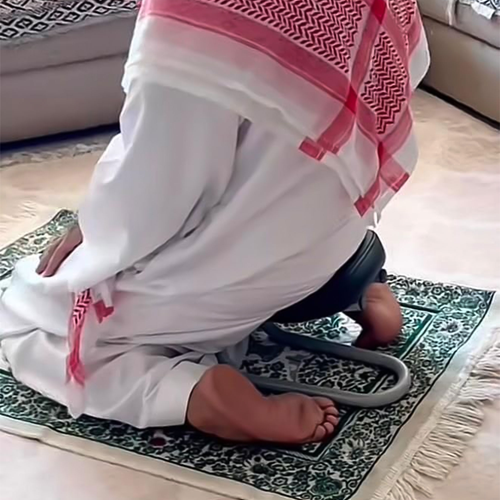 مقعد صلاة للركوع في المنزل