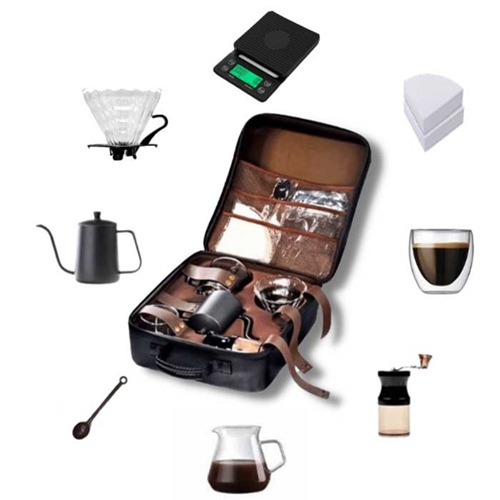 طقم صنع الشاي والقهوة المتنقل