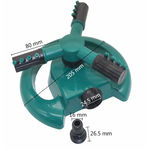 رشاش مياه للحدائق + هدية خرطوم قابل للتمدد 22.5 متر 🎁