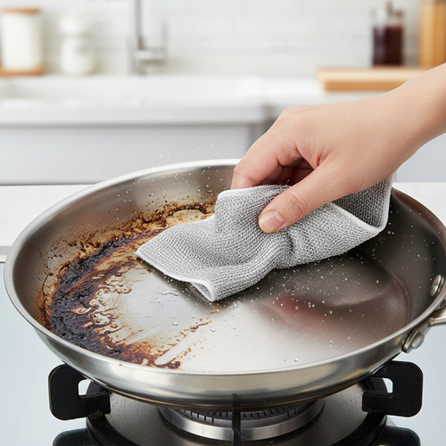 قماش تنظيف الصحون بديل السلك 11 قطعة