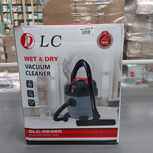 مكنسة كهربائية للتنظيف الجاف والرطب بضمان عامين